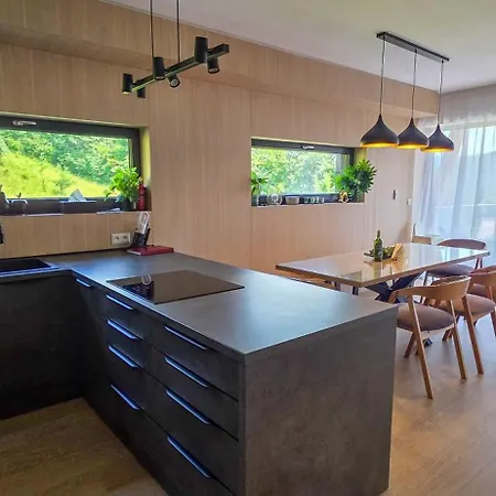 샬레 Apartmanica 5b Private Wellness, Garage, 도노발리