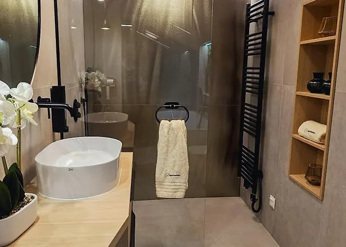 Apartmanica 5b Private Wellness, Garage, 木屋